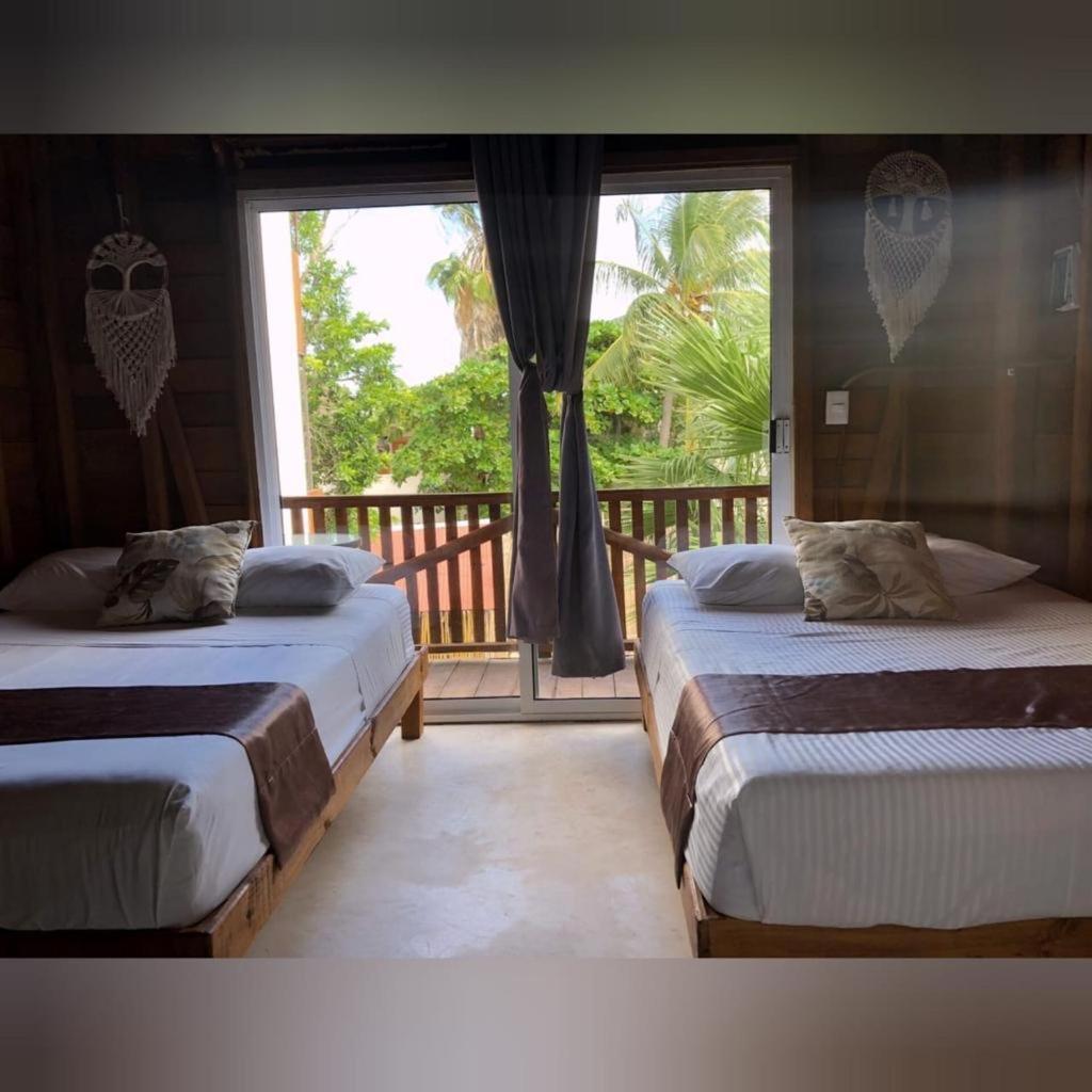 Cabanas Chac Mool Downtown Isola Holbox Esterno foto